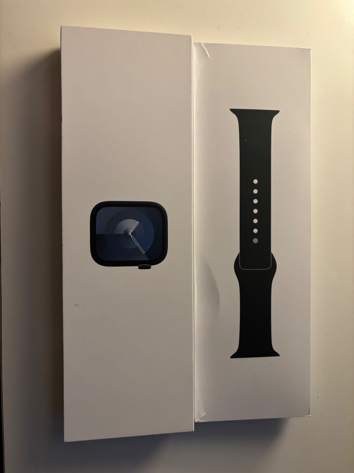 Apple Watch Series 9 41mm Aluminum Case with Sport Band – Midnight, S/M (GPS)…