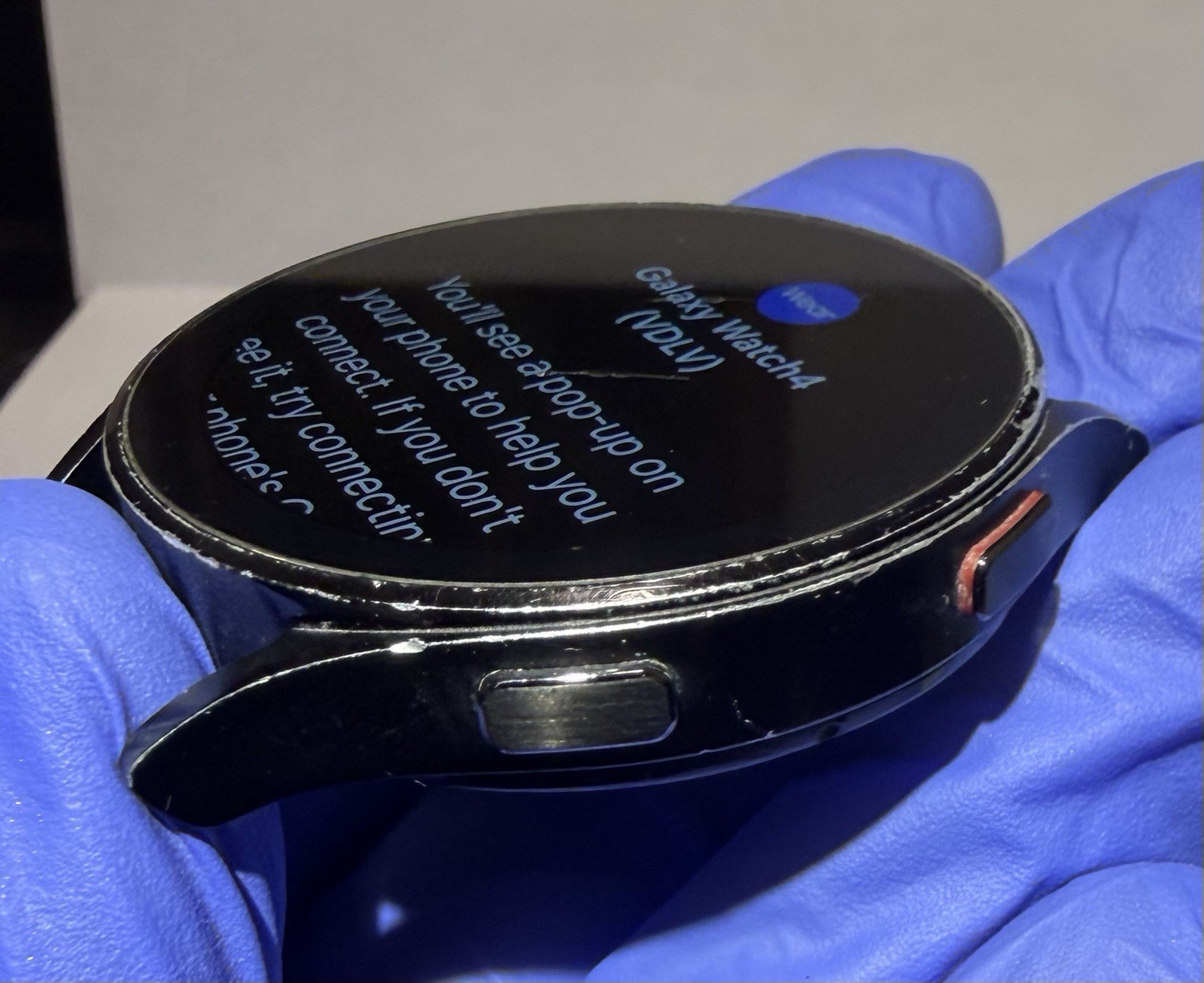 Samsung Galaxy Watch4 40mm LTE Black SM-R865U Smartwatch Tested Read