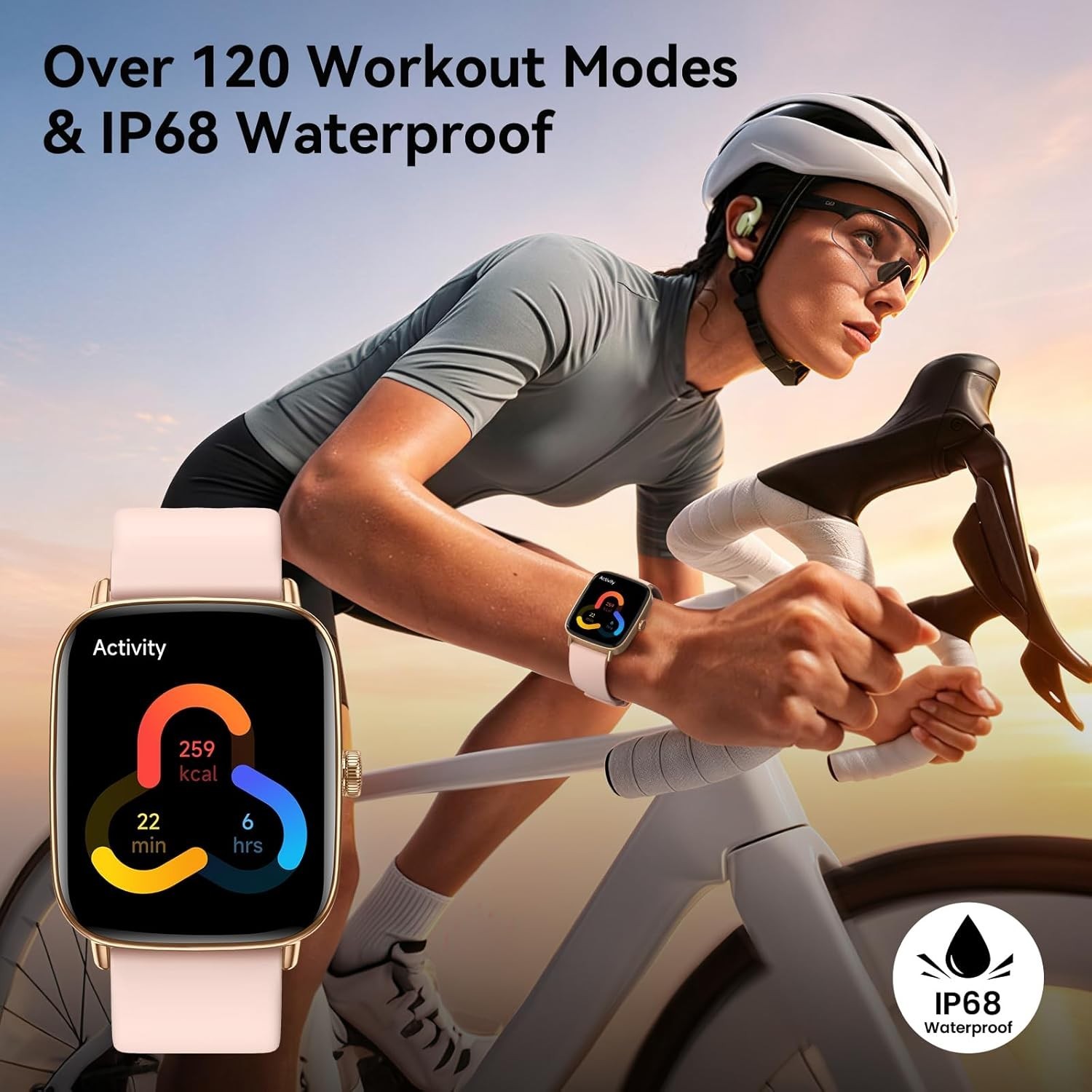 Reloj Inteligente Para iPhone Android De Mujer Smart Watch Pantalla Táct NEW US.