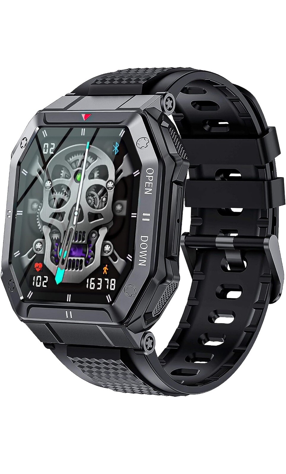 Smartwatch Tactical Fitness Activity Tracker Waterproof for Apple iPhone 12