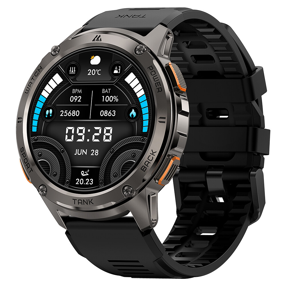 KOSPET Smart Watch Men Smart Watches 5ATM Waterproof 500 mAh Battery Caller ID