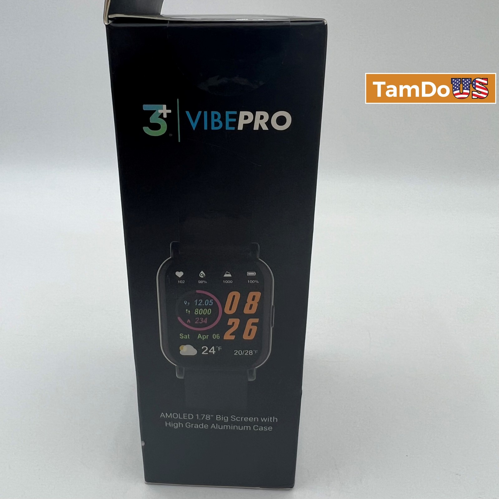 3Plus Vibe+ Pro Smartwatch – GPS, Heart Rate, Fitness Tracker Watch