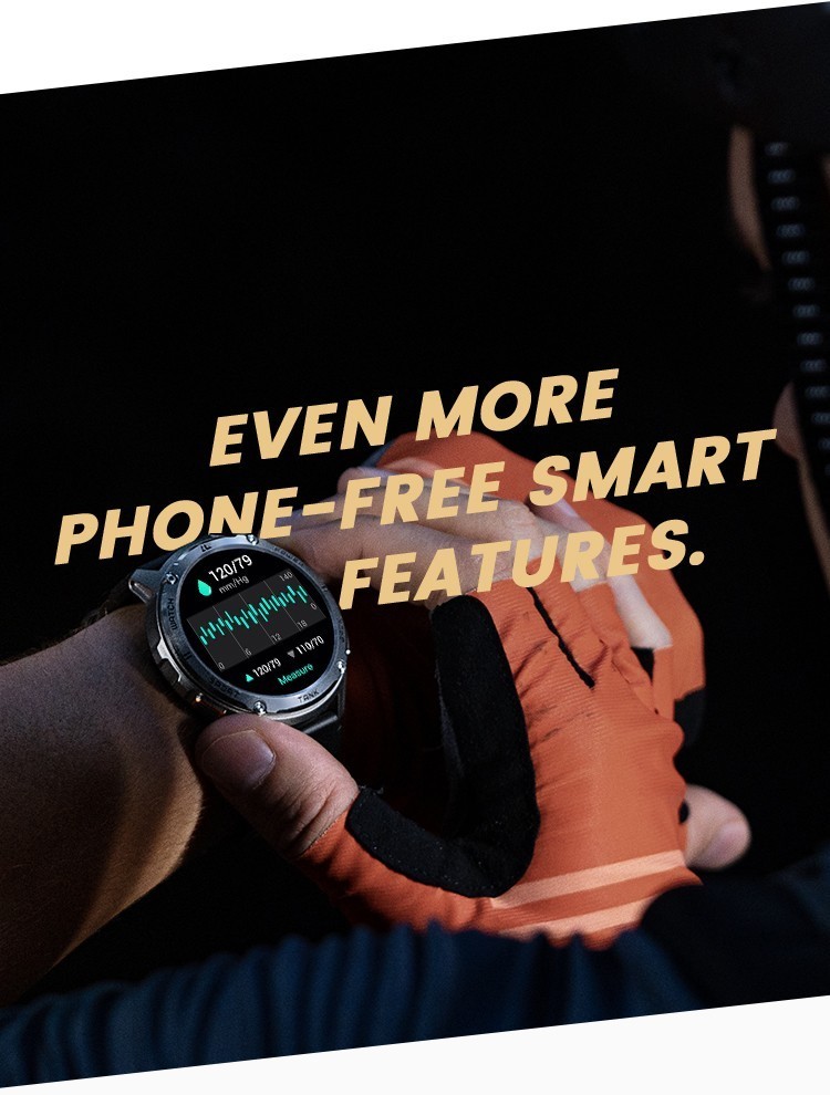 KOSPET Smart Watch for Men, 60 Days Extra-Long Battery, 50M Waterproof for Sw…