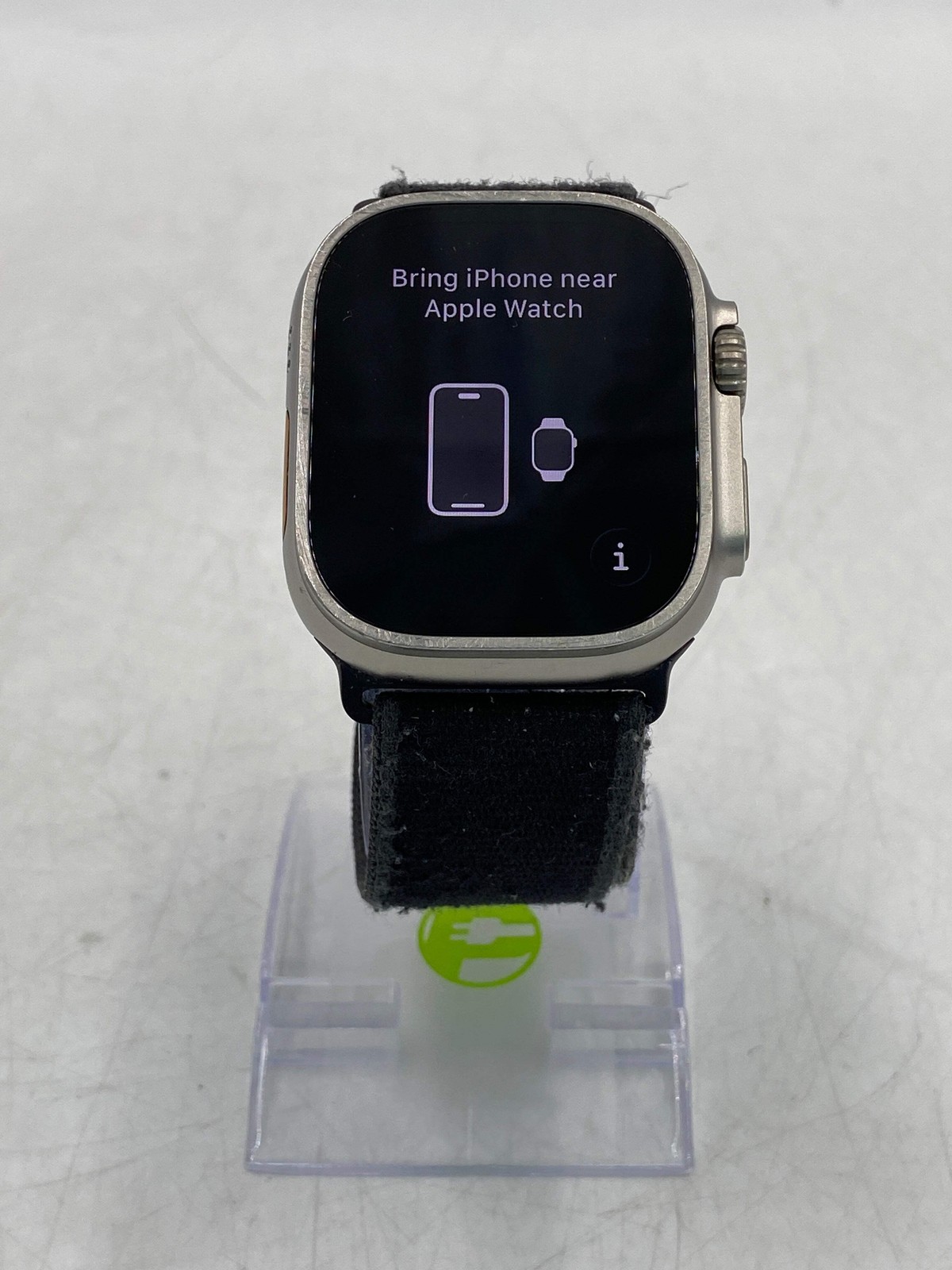 Unlocked Apple Watch Ultra 2 49MM Natural Titanium Dark Gray Trail Loop A2986