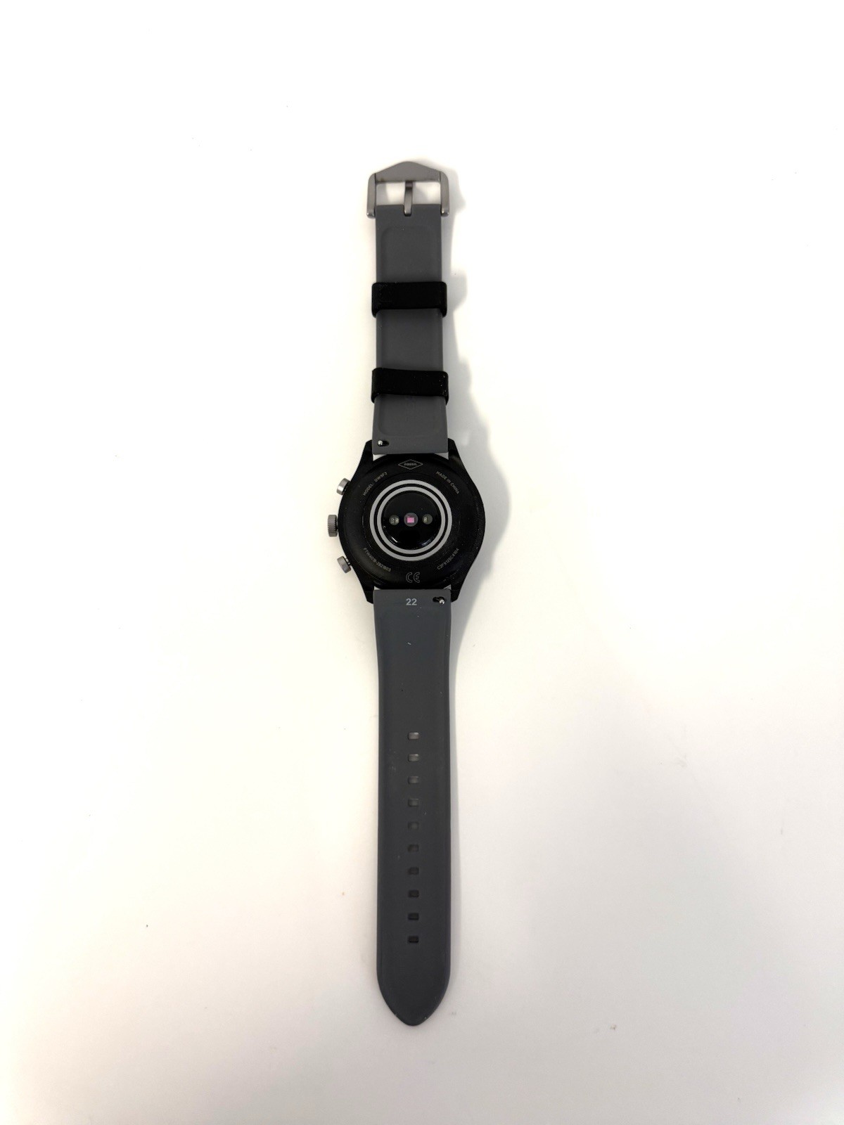 Fossil Sport Black Silicone Fitness Smartwatch FTW4019