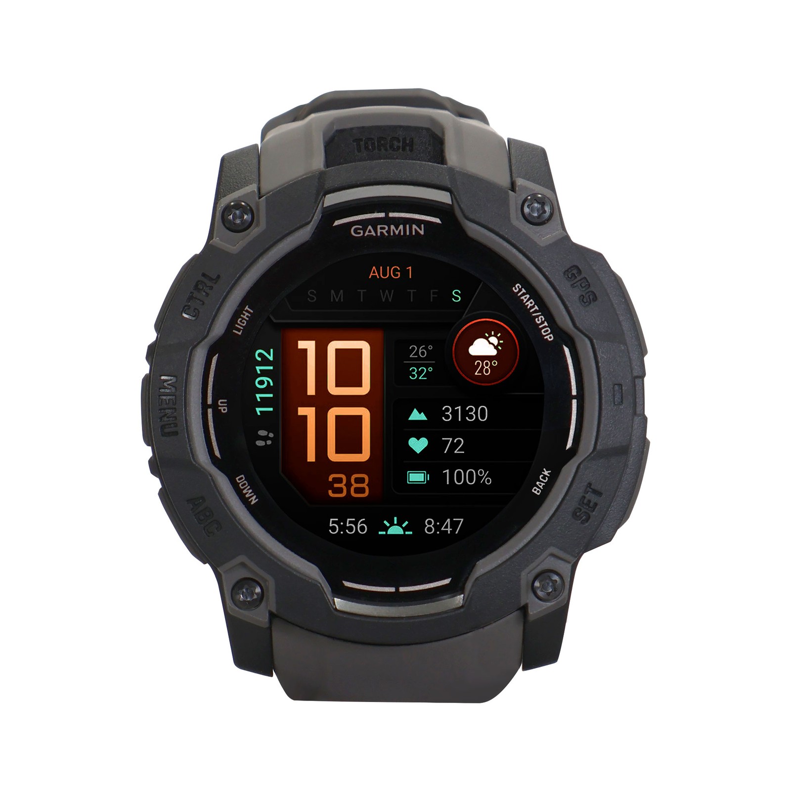 Garmin Instinct 3 AMOLED Rugged Outdoor GPS Smartwatch – 50mm, Silicone Band