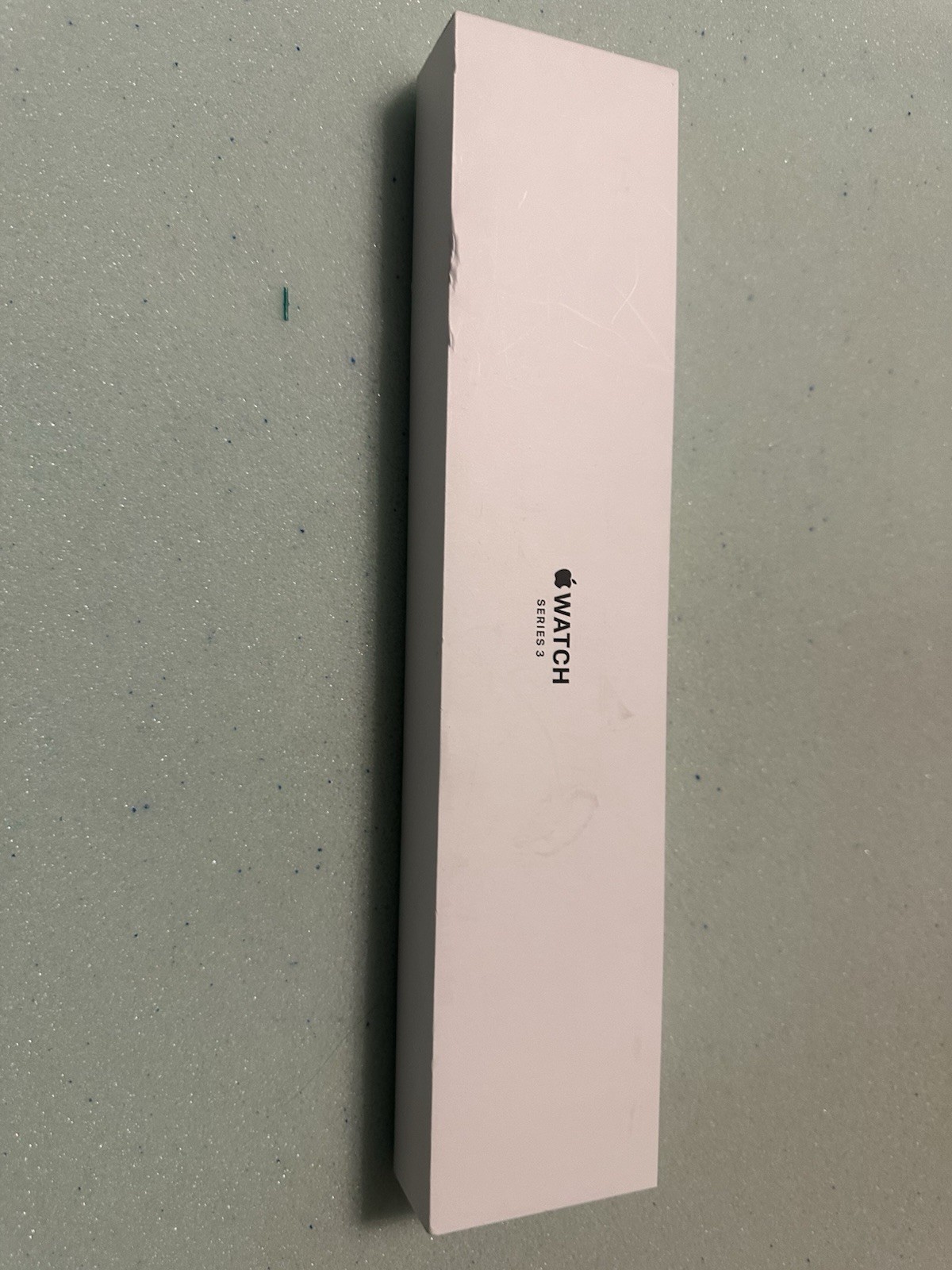 Apple Watch Series 3 Box & White Sport Band ONLY 38mm Silver Aluminum No Watch