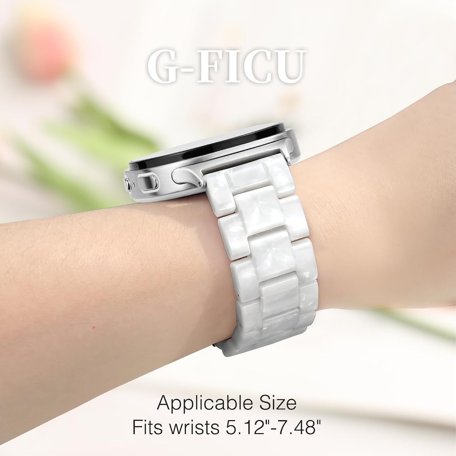 Resin Strap Compatible with Samsung Galaxy Watch 9 40mm 44mm 46mm