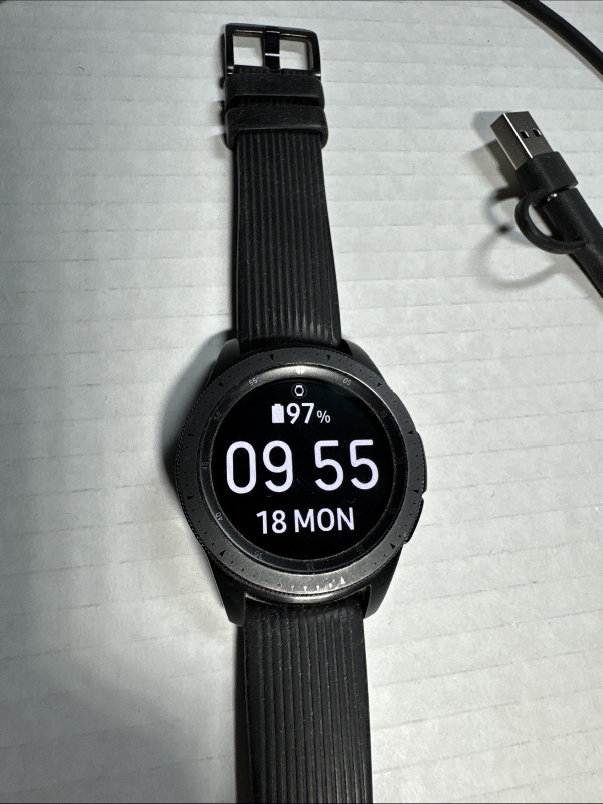 Samsung Galaxy Watch 42mm SM-R815U GPS LTE, Unlocked Tested Works