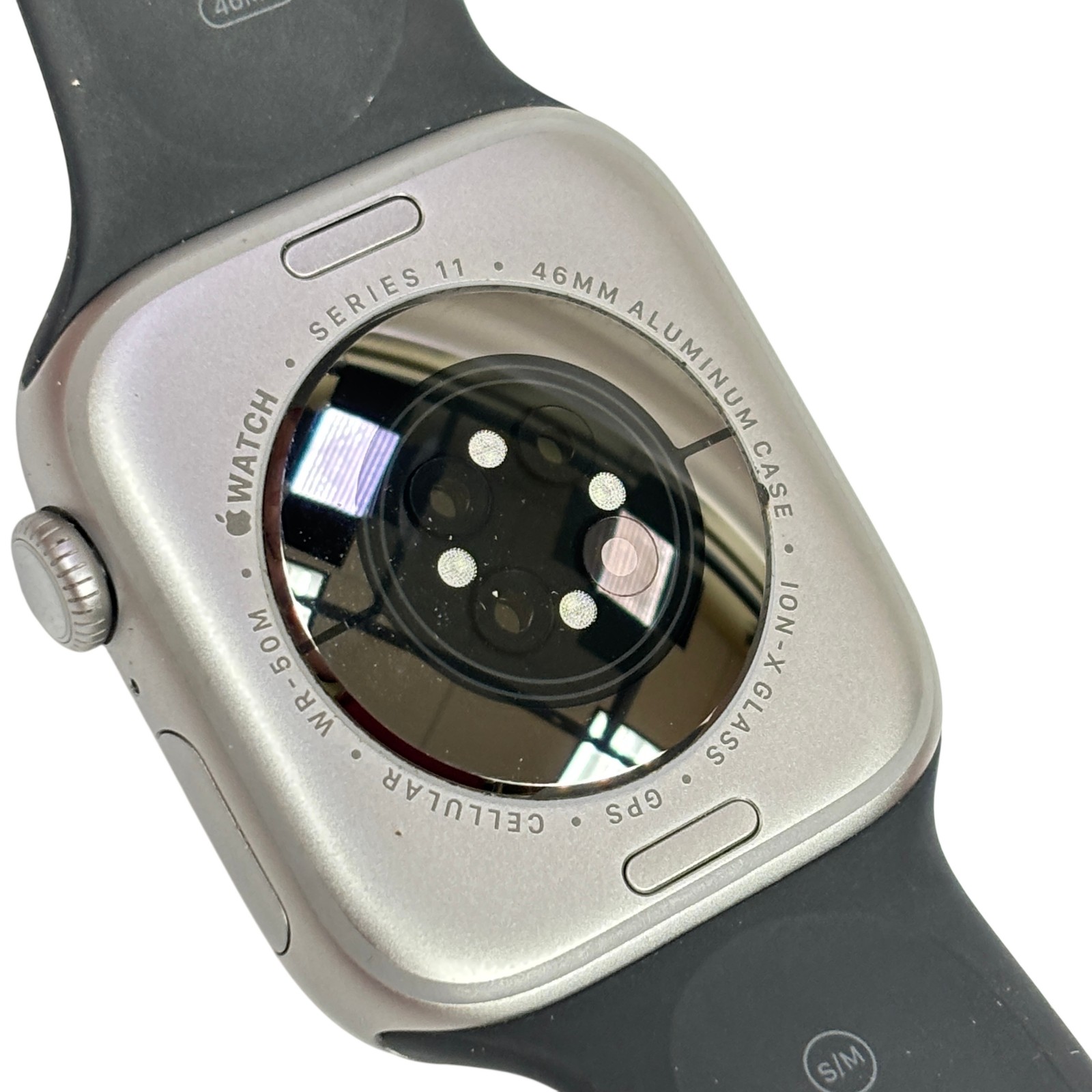 Apple Watch Series 11 A3333 GPS Only 46mm Silver Aluminum Case Smartwatch
