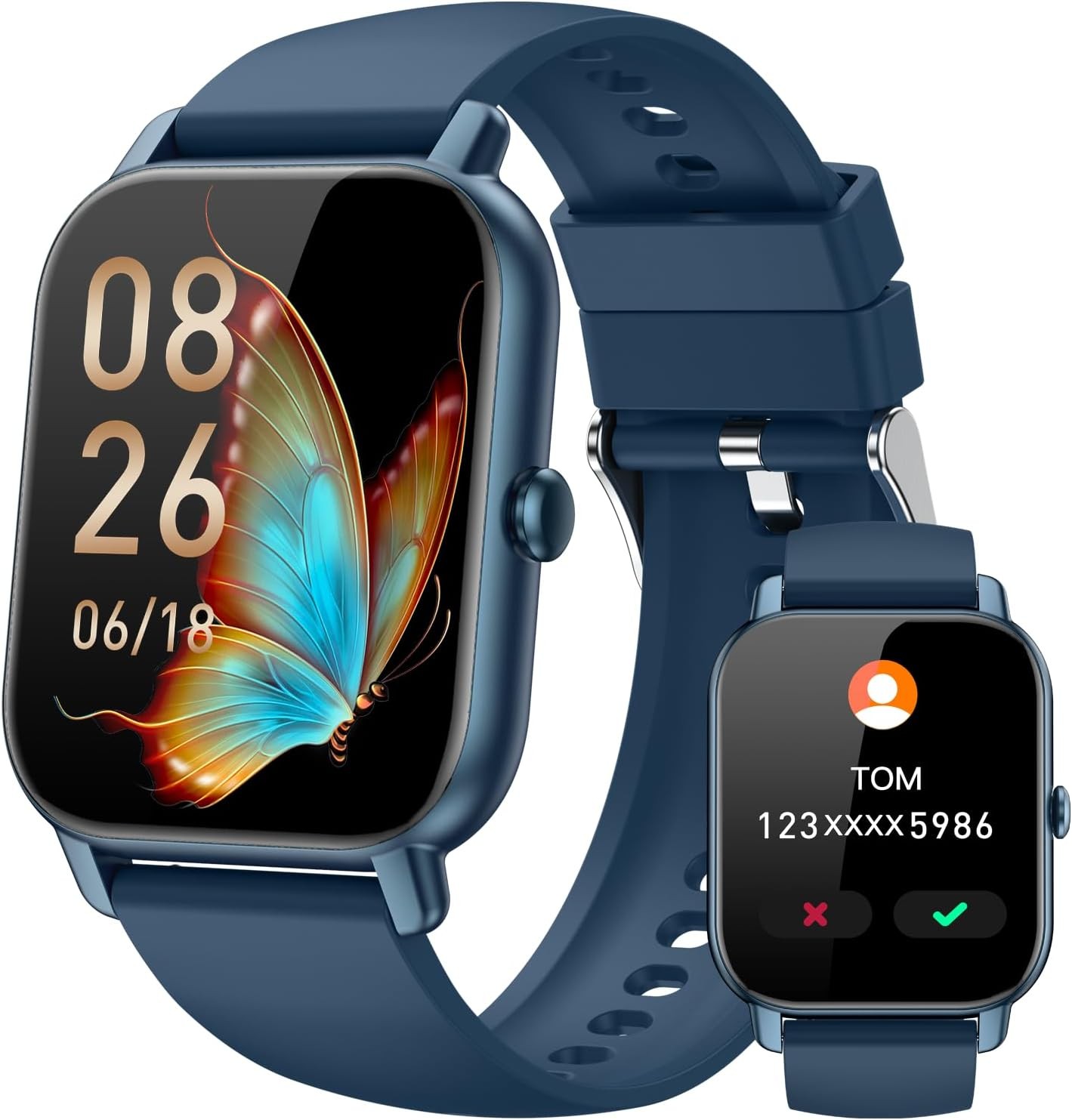 1.83 Inch Smart Watch Fitness Tracker IP68 Sleep Monitor For Android iOS