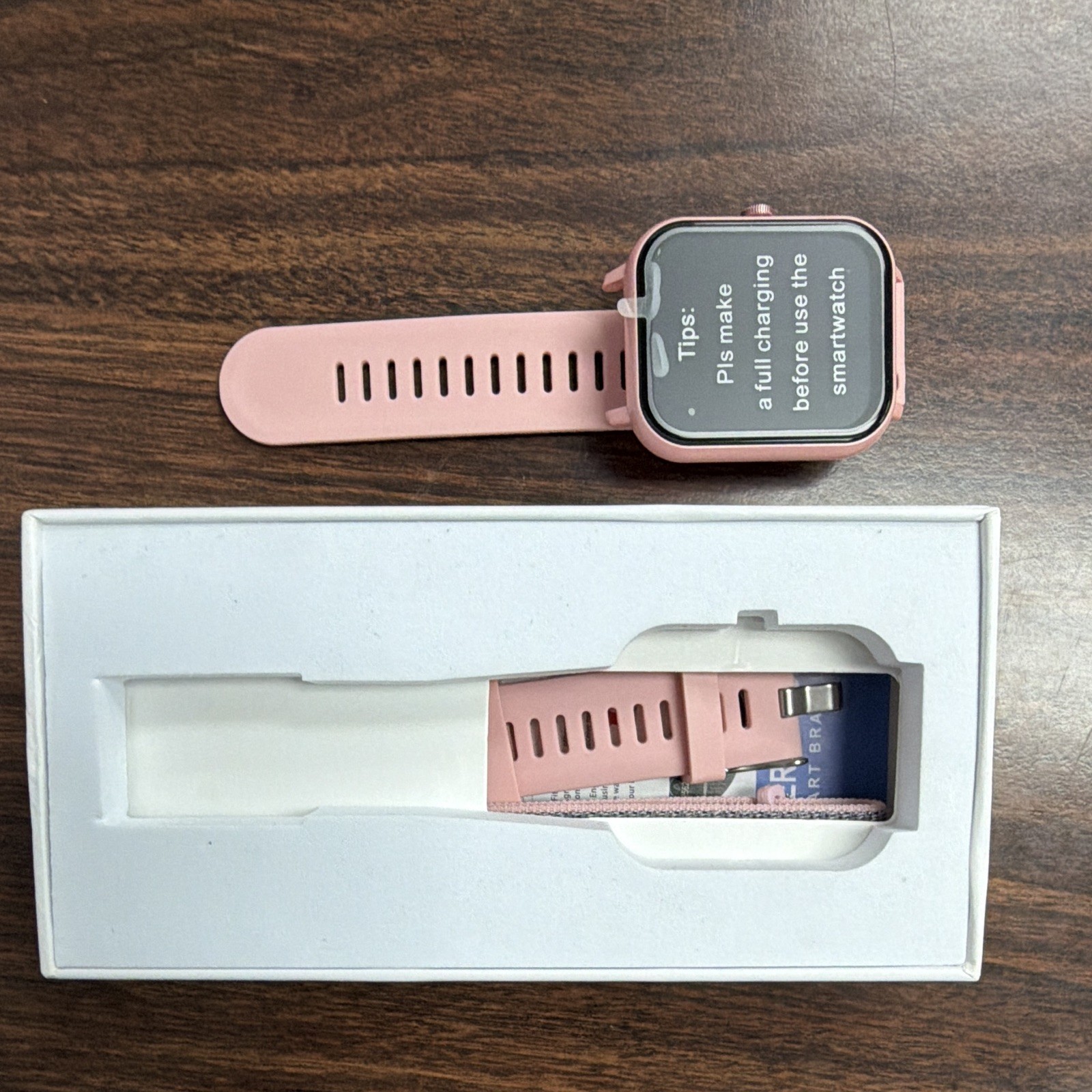 ZL54C kids Smart Watch pink GPS video call 4g LTE new open box with extra band