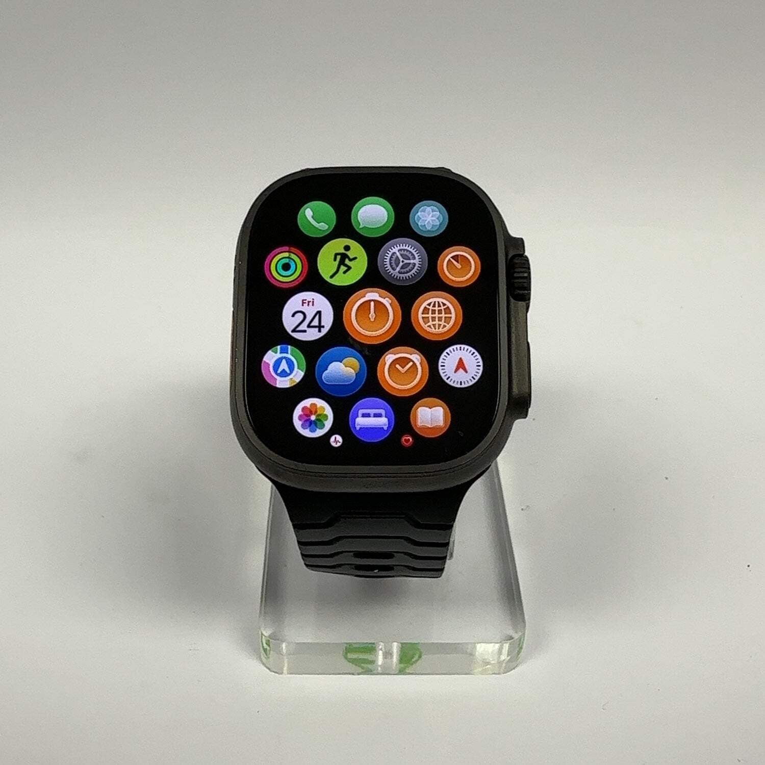 Unlocked Apple Watch Ultra 3 49MM Black Titanium Aftermarket Band MF0V4LW/A