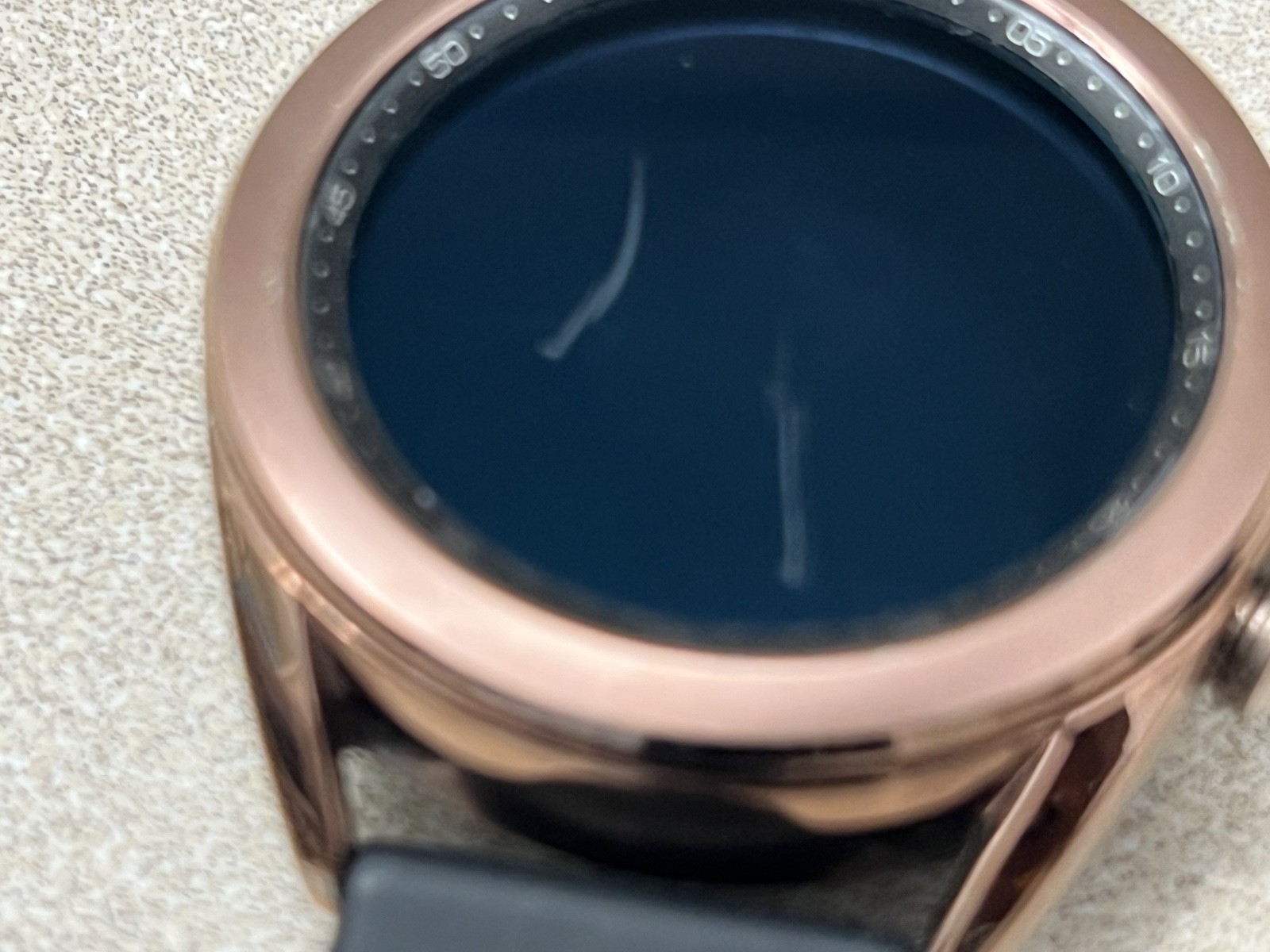 Samsung Galaxy Watch3 45mm Rose Gold/Black Fitness Tracker 8GB Unlocked