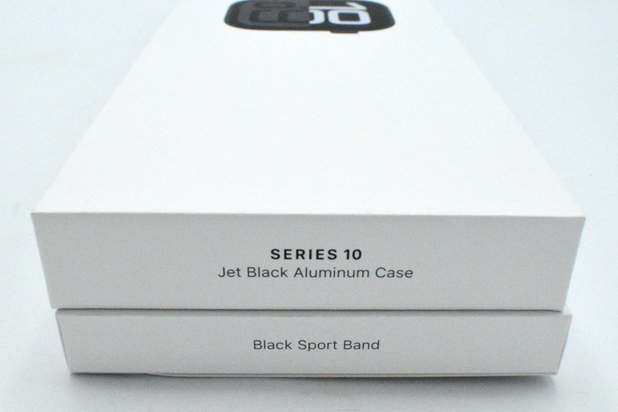 Apple Watch Series 10 42mm A2997 Jet Black Aluminum/Black Band M/L MWWF3LW/A