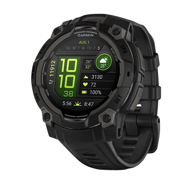 Garmin Instinct 3 – 45 mm, AMOLED Black with Black Band (010-02936-00)