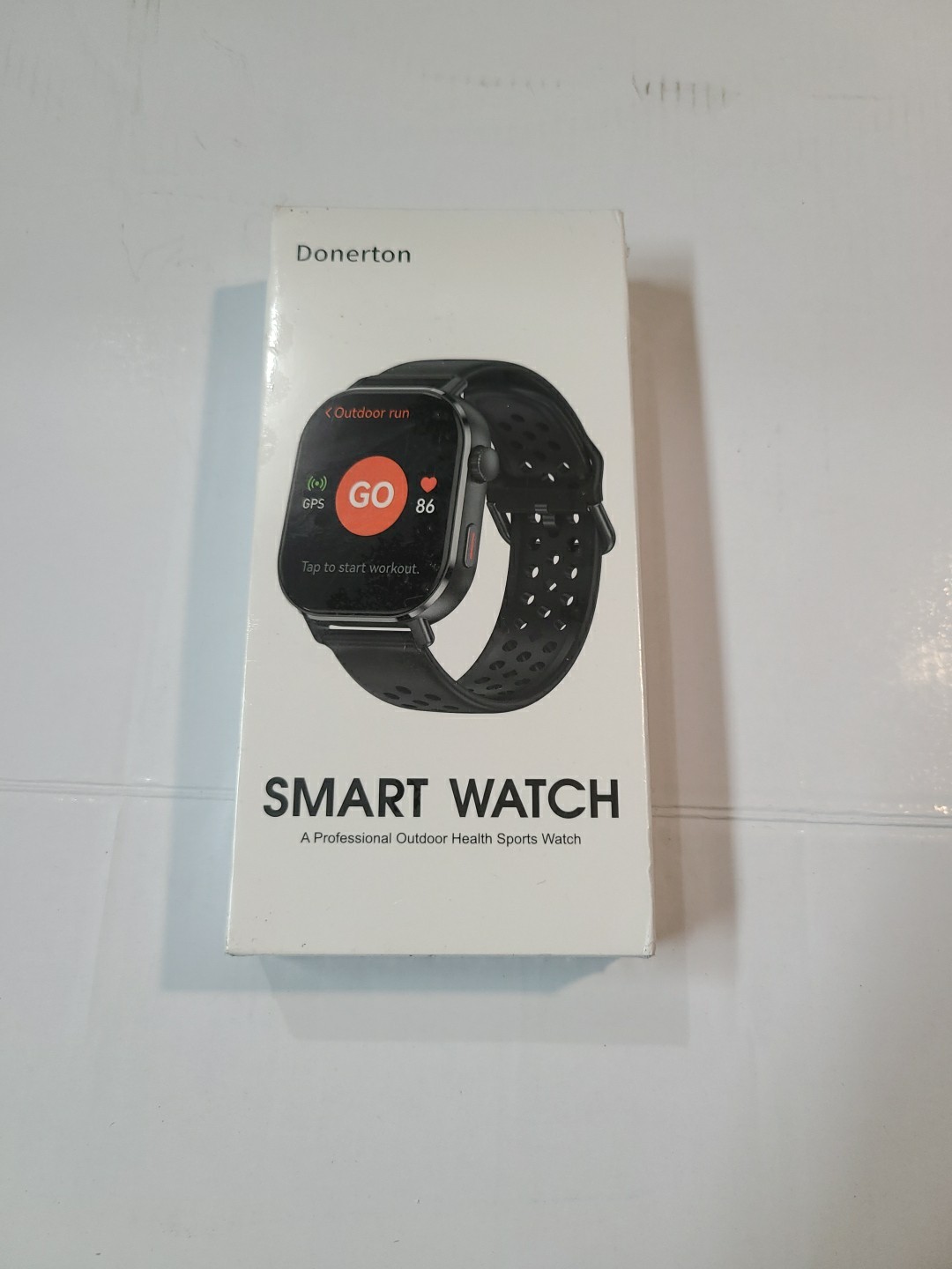 Donerton Smart Watch for Men Women Answer Make Calls Light Black Touch Screen