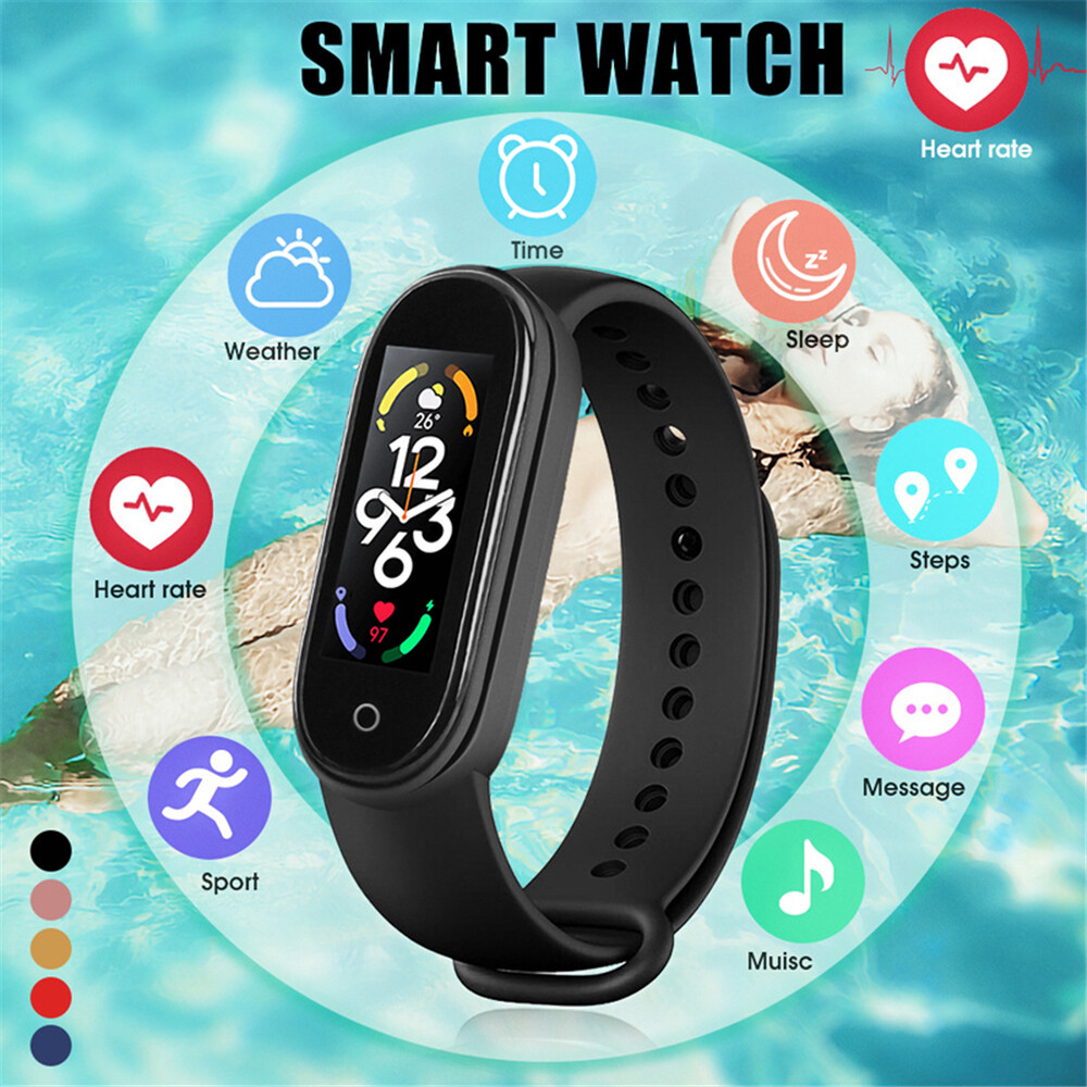 M7 Smart Watch Waterproof Sport Smart Watch Heart Men Woman Rate Blood Pressure