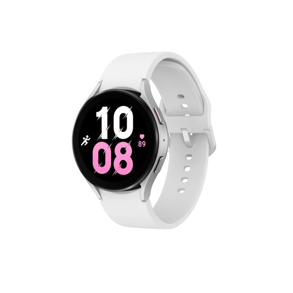 Samsung Galaxy Watch5 44mm Aluminum Case White Band Smartwatch SM-R910NZSAXAA