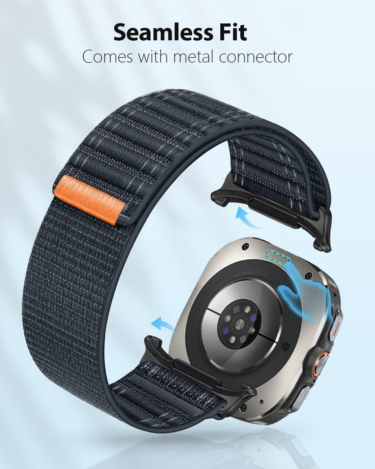 Wave Sport Nylon Fabric Strap for Samsung Galaxy Watch Ultra 47mm