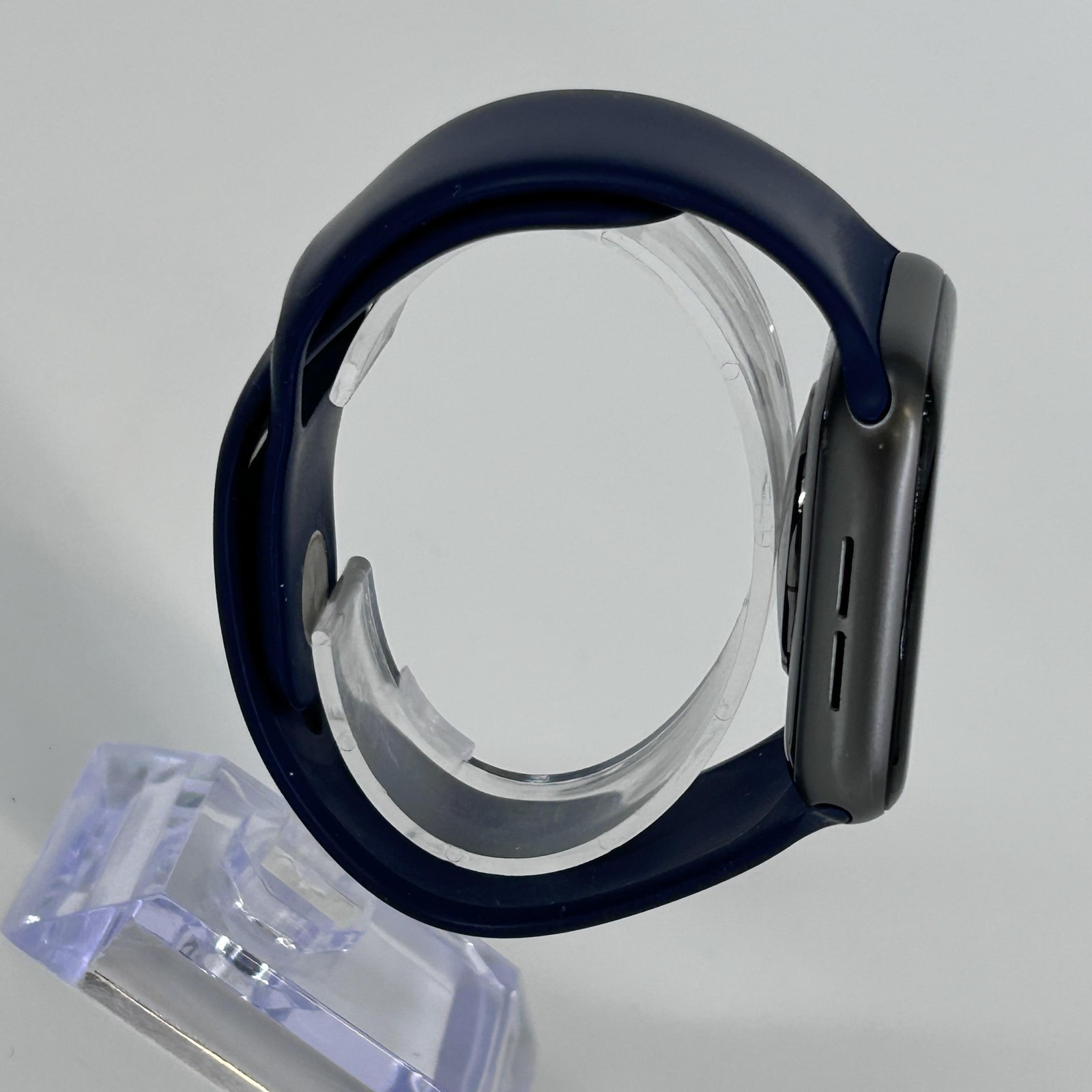 Apple Watch (Series 5) 44mm Black Aluminum (GPS) w/ Blue Sport – Fair