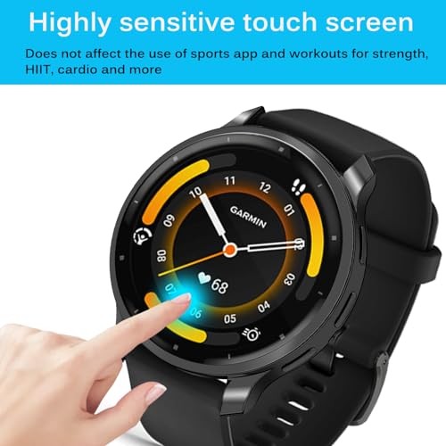 5 Pack Screen Protector for Garmin Venu 3 45mm Smartwatch Cases Full Cover TPU