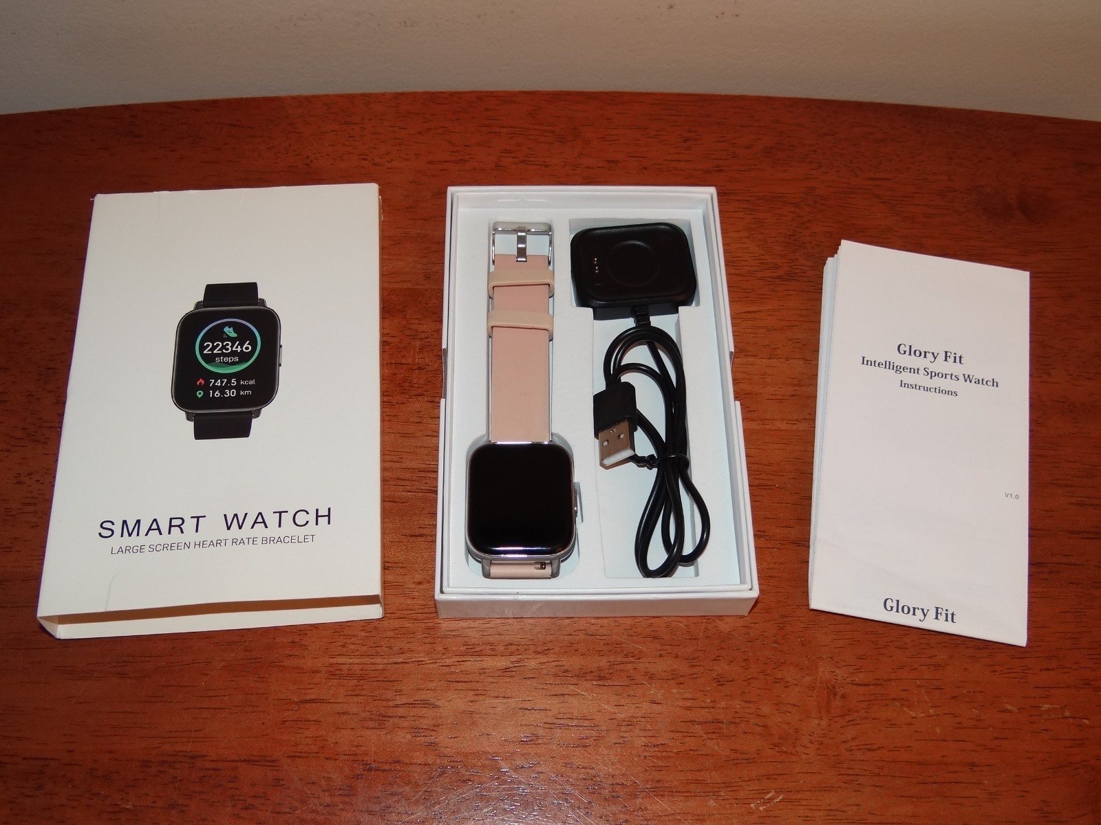 Glory Fit Health Smart Watch Touch Screen Complete in Box Fitness Sports Android