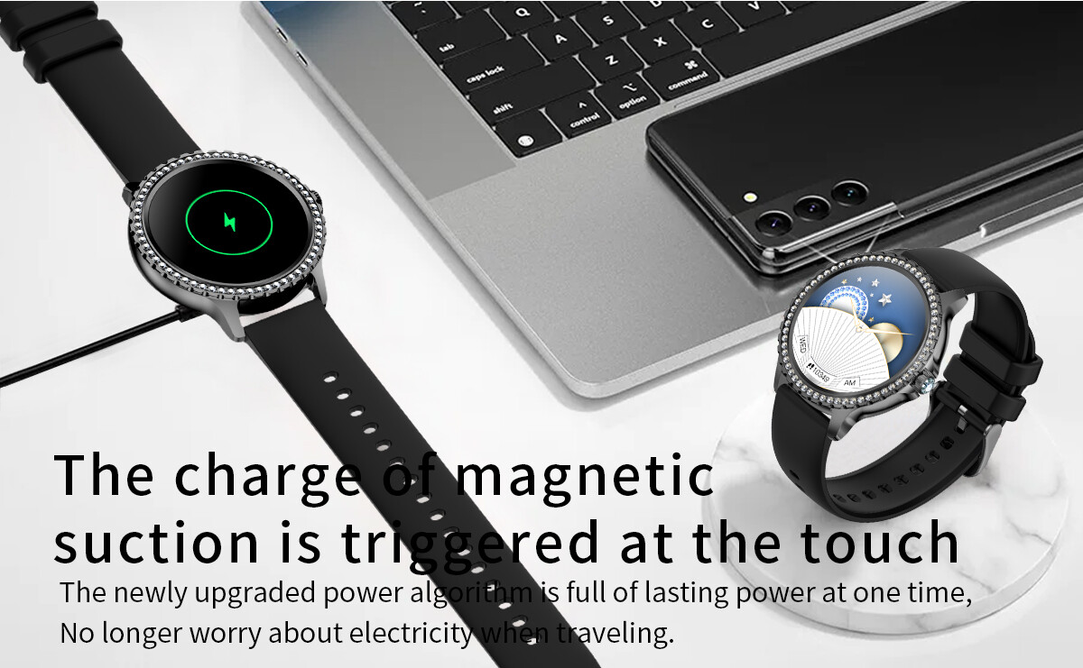 Smart Watch For Girls Women Smartwatch Bluetooth Sport Watch For iOS Android