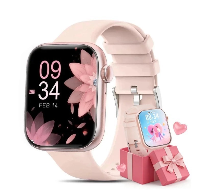 1.85”HD Men’s Women’s Smart Watch w/Bluetooth Answer/Make Calls/120+Sp