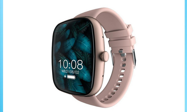 Smart Watch Pink Touch Screen Smartwatch for Women & Girls