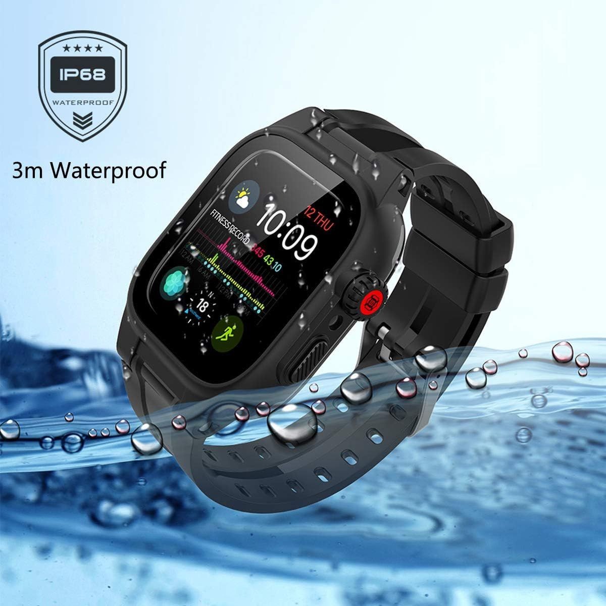 IP68 Full Body Protection Waterproof Case for Apple Watch 44mm Series 6/5/4/SE