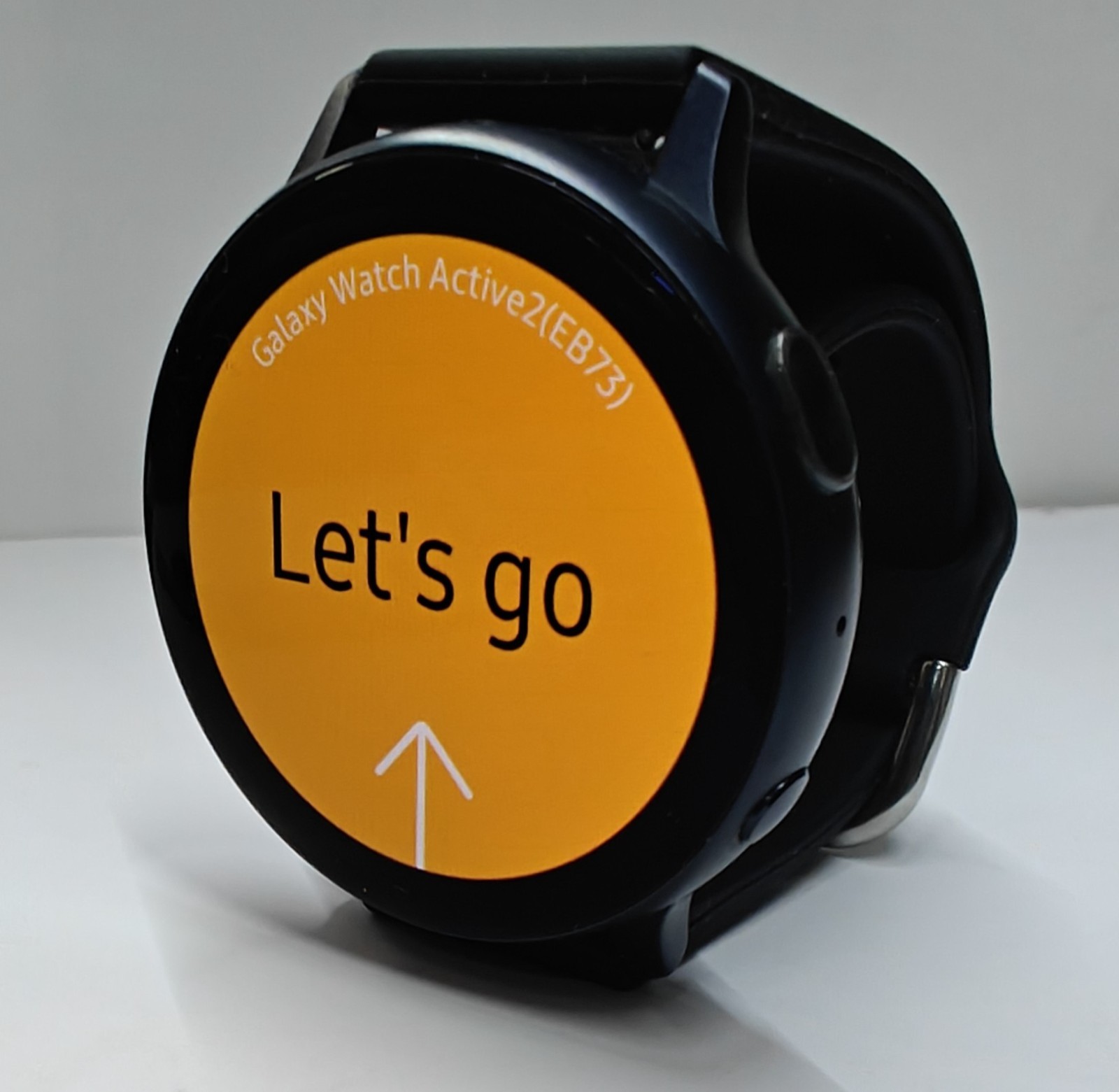 Galaxy Watch Active2 (40mm), Black (Bluetooth) SM-R830 (Aftermarket Band)