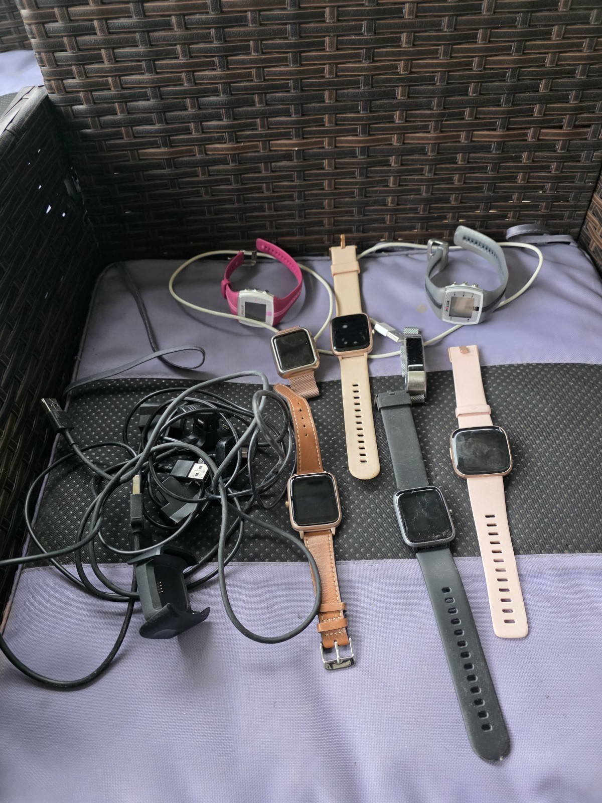 Smart Watches Lot Apple Watch Series 2 42mm Nike & More Non Working Condition #9
