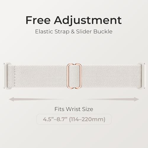 6 Pack Nylon Elastic Fabric Sport Watch Bands Compatible with Garmin Vivoactive