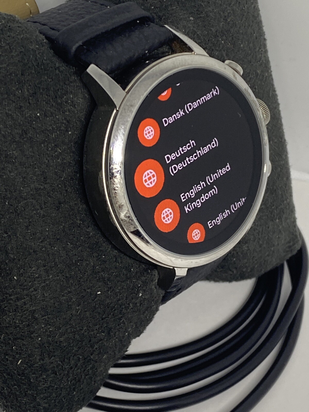 Fossil Gen 4 Authentic Digital Dial Smart Watch Custom Band FTW6011 AB468