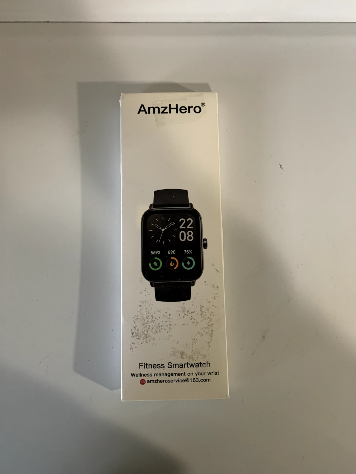 AmzHero IDW19 Black 1.8 Inch TFT Display Heart Rate Monitor Fitness Smartwatch