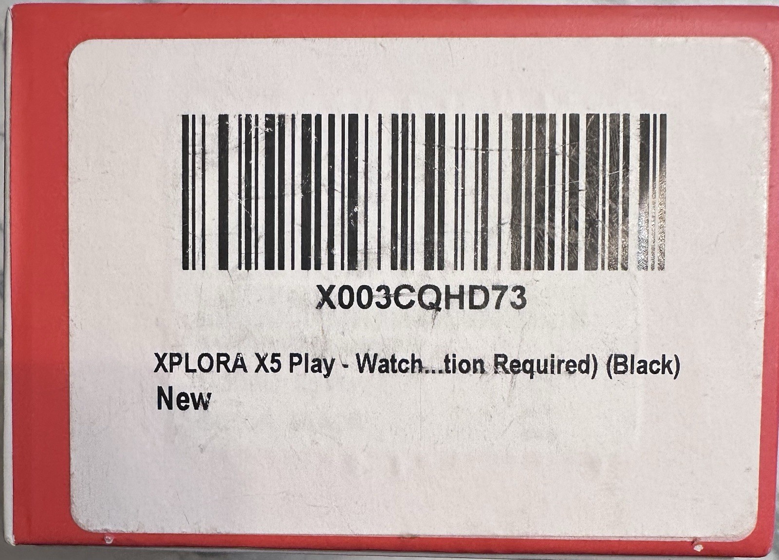 Xplora X5 Play Kids GPS Smartwatch Black Voice Call Camera Water Resistant