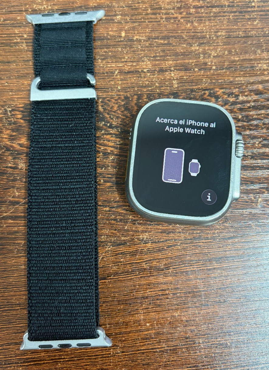 Apple Watch Ultra 49mm Titanium Case Black Alpine Loop (Great Condition) 87% Bat