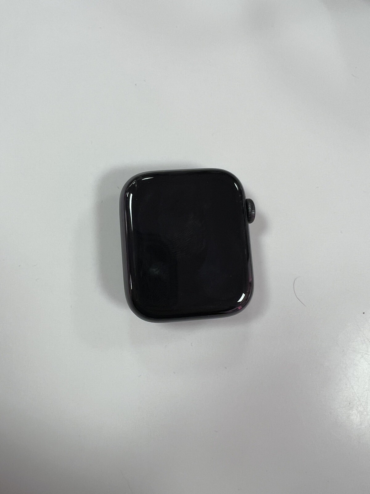 Apple Watch Series 6 44mm Graphite Stainless Steel Case with Black Sport Band –
