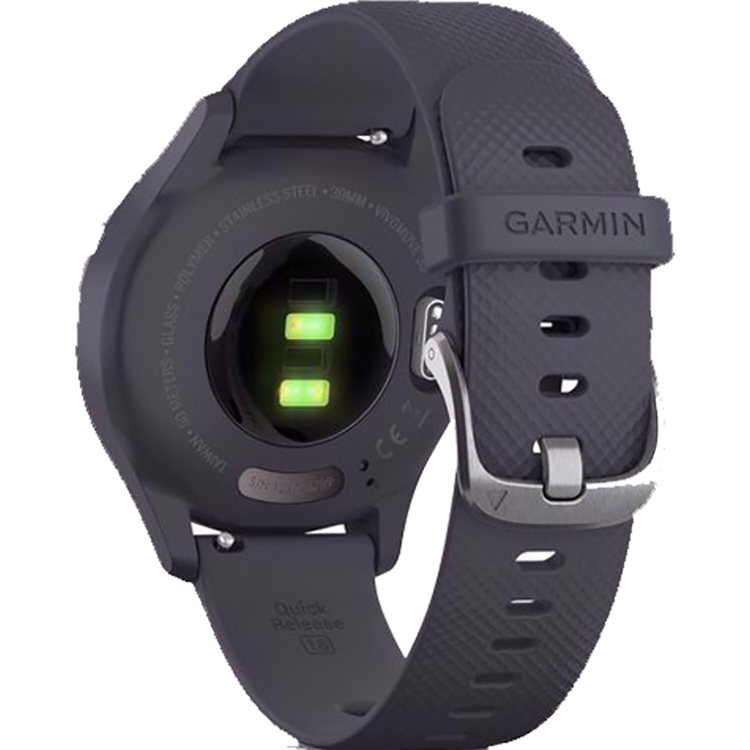Garmin Vivomove 3S Bluetooth Granite Blue & Silver Smartwatch NEW