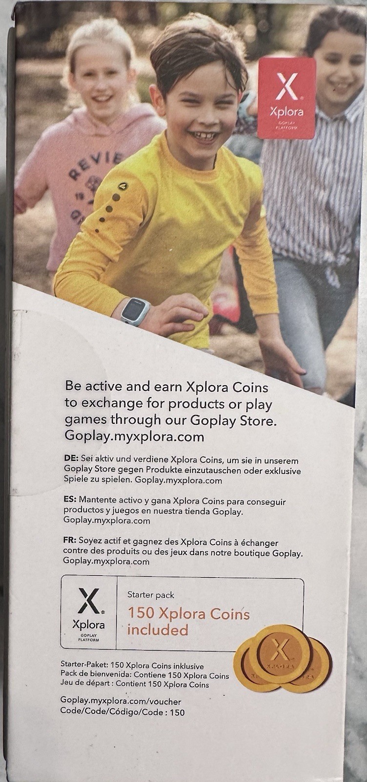 Xplora X5 Play Kids GPS Smartwatch Black Voice Call Camera Water Resistant