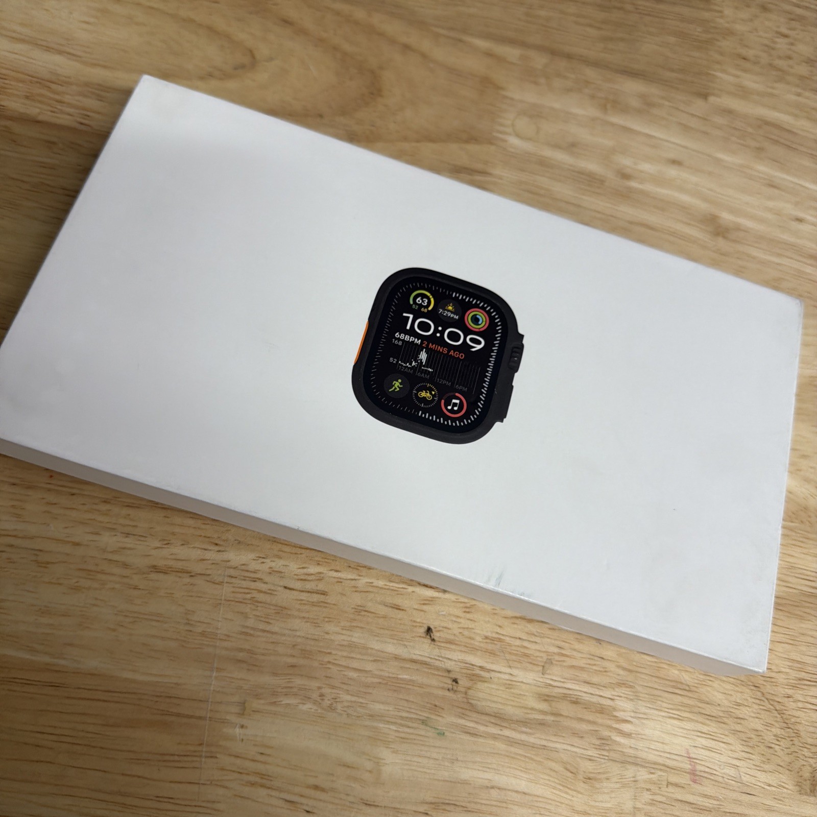 Apple Watch Ultra 2 49mm Black Titanium Case Ocean Band Model A2986