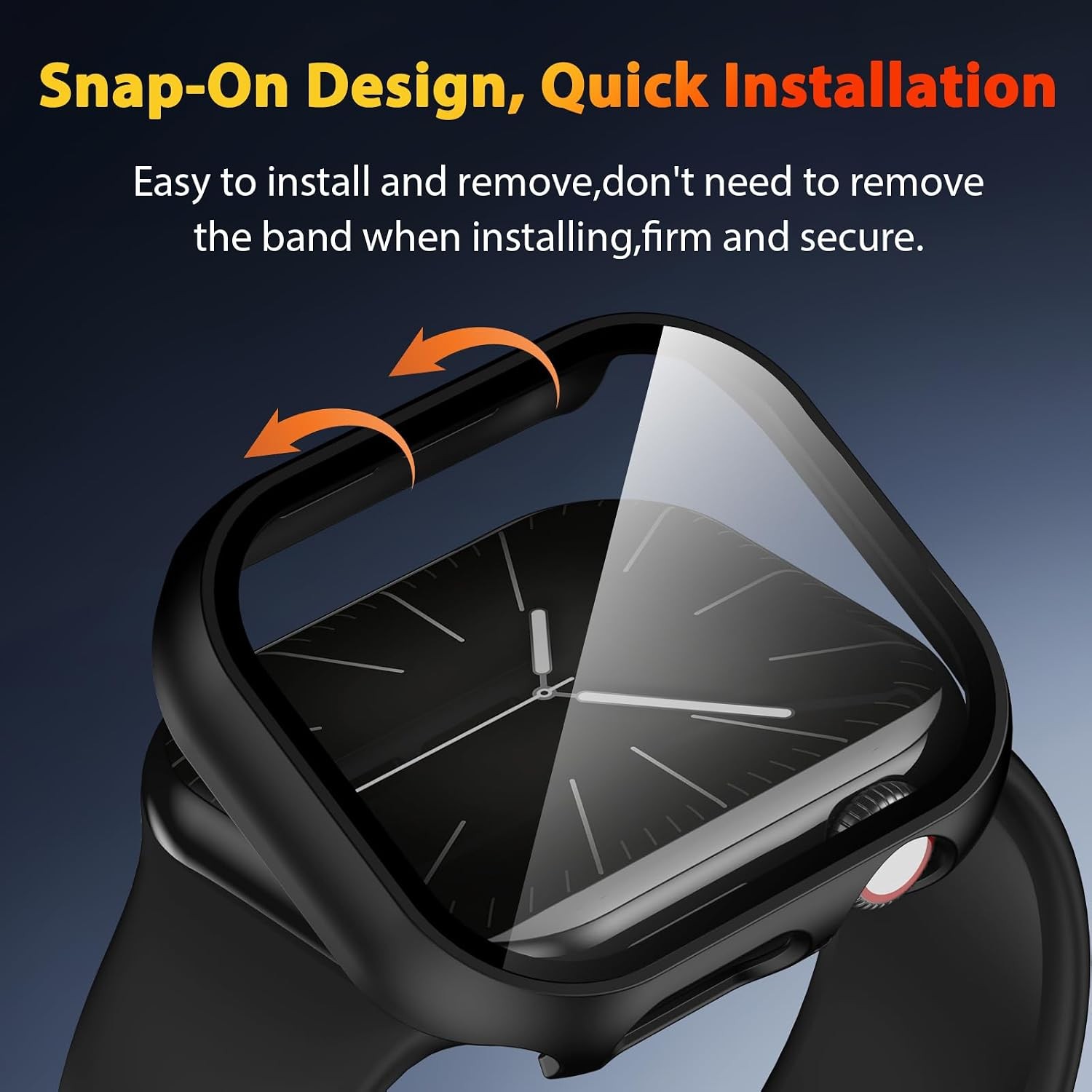 2 Pack Anti-Scratch Tempered Glass Screen Protector for 42mm Apple Watch Series