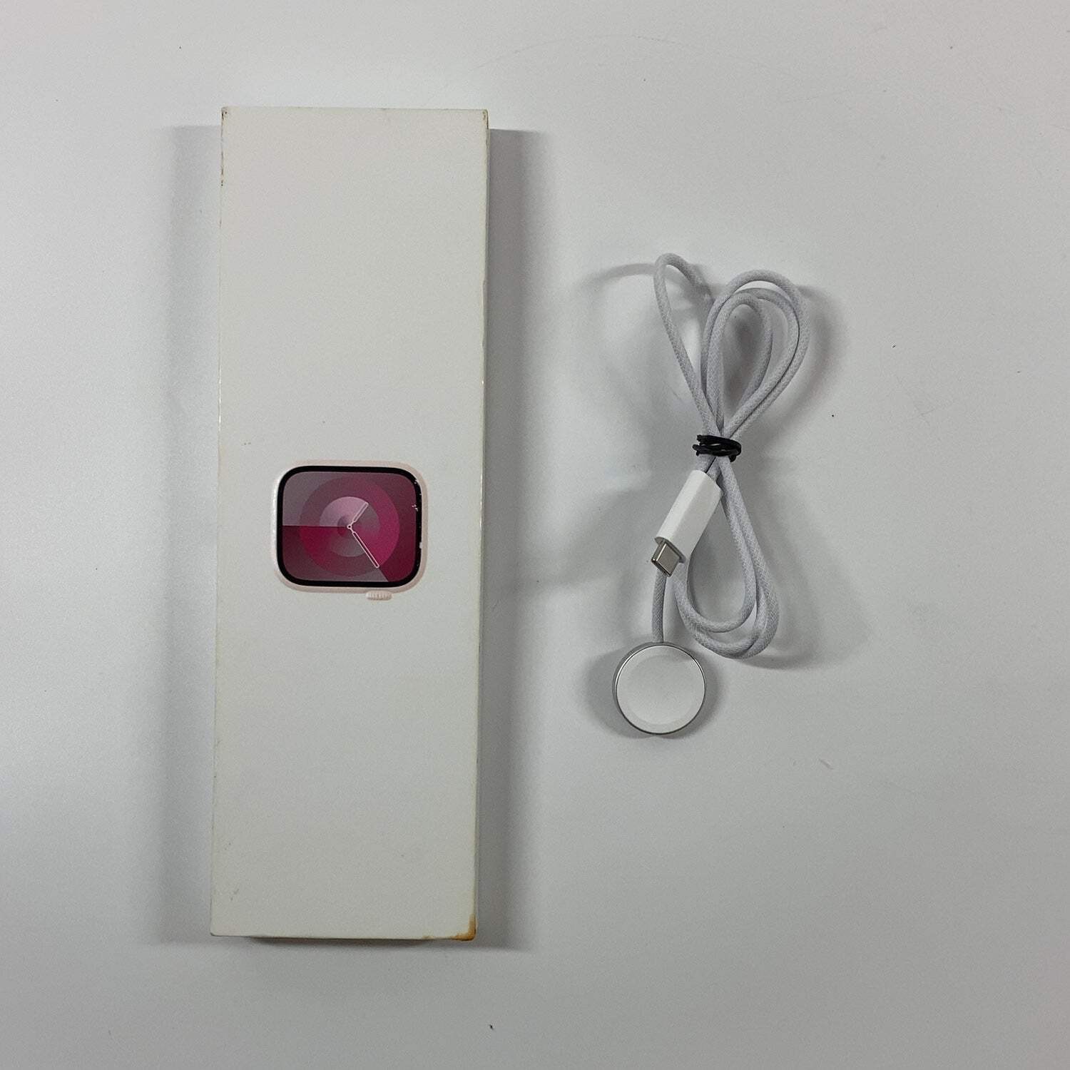 GPS Only Apple Watch Series 9 45MM Pink Aluminum A2984 Face Only