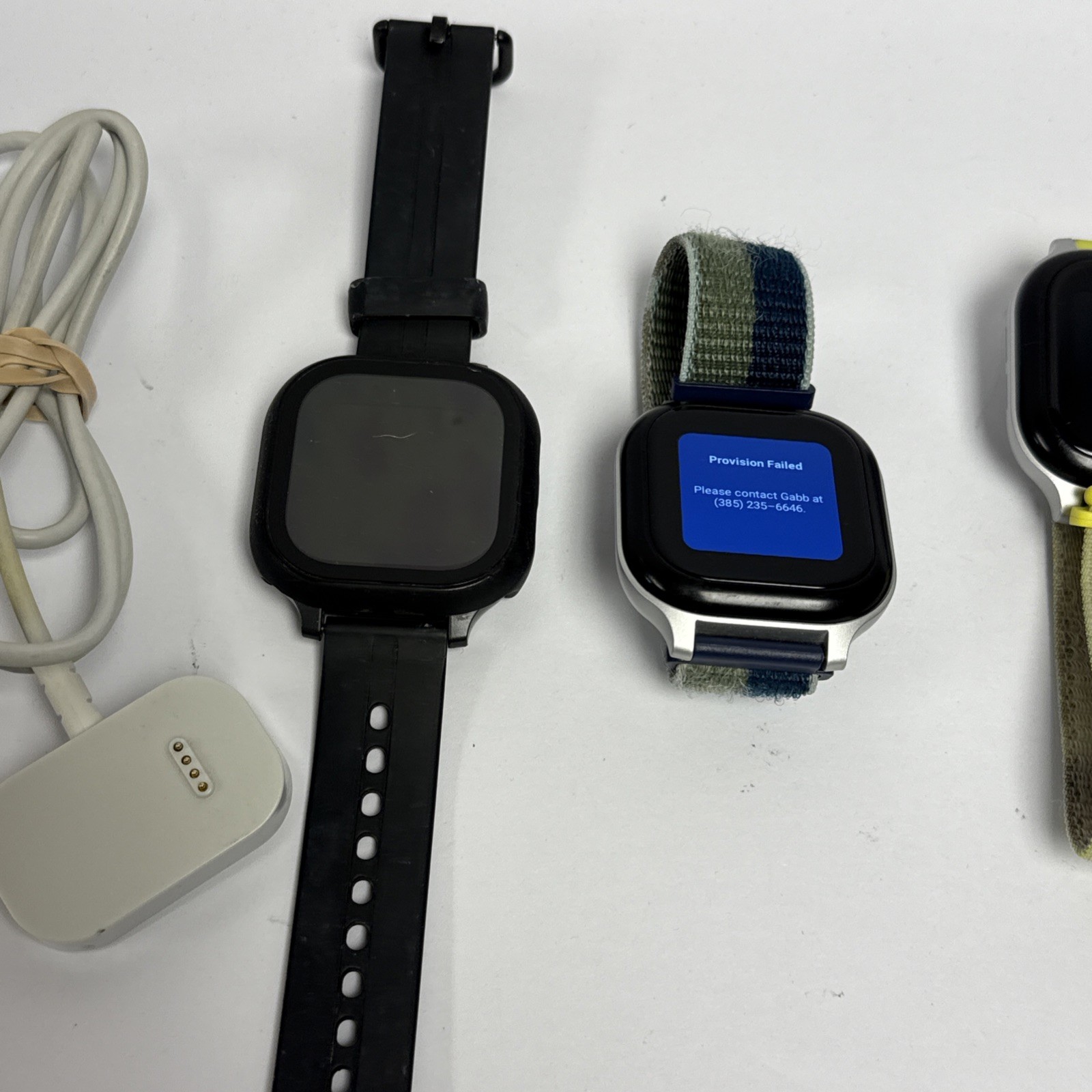Lot Of 3 Gabb Watch Plus Black Model ZW21 Kids GPS Phone Tracking Untested⚠️