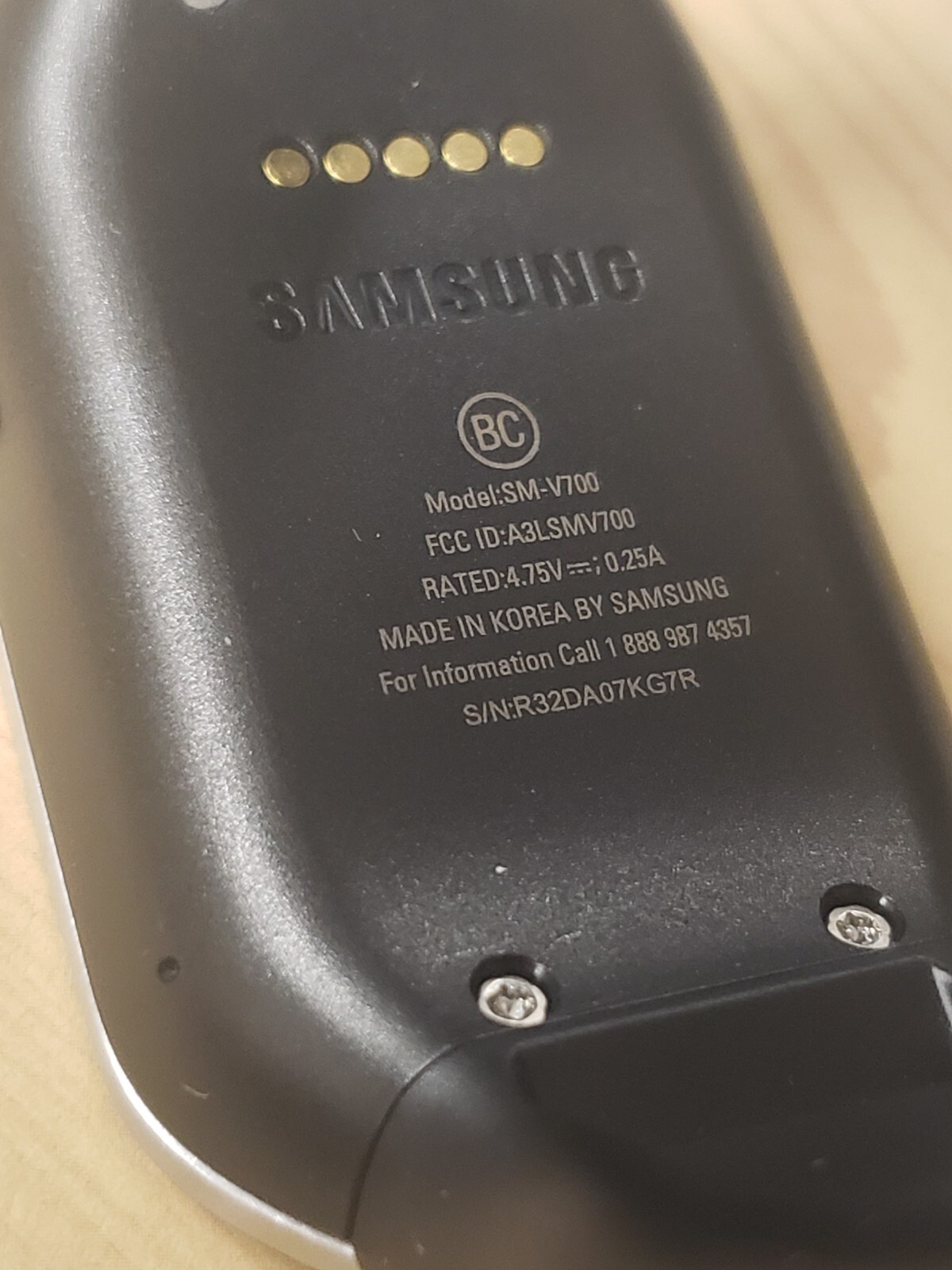 Samsung Galaxy Gear SM-V700 ZOAG SmartWatch Stainless Steel Black SM-V7000ZKAXAR