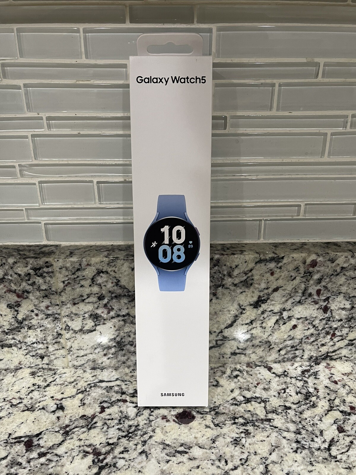 Samsung Galaxy Watch 5 five 44mm Blue smart SM-R910 Bluetooth Wi-Fi GPS SEALED