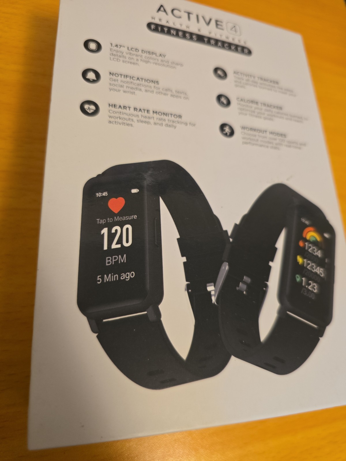 Itouch Wearables Fitness Tracker Active 4 Smartwatch – Black