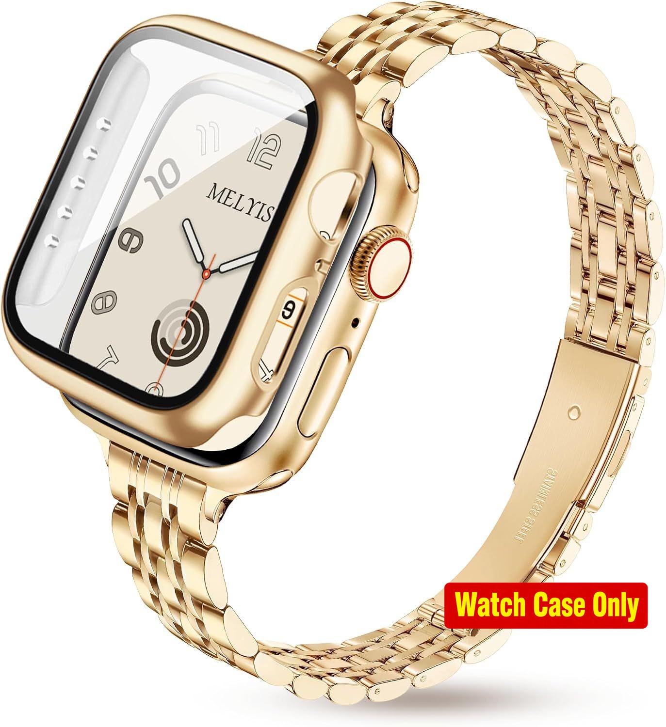 Only Case For Apple Watch Series SE 6 5 4 40mm Metal Slim Dressy Band Gold