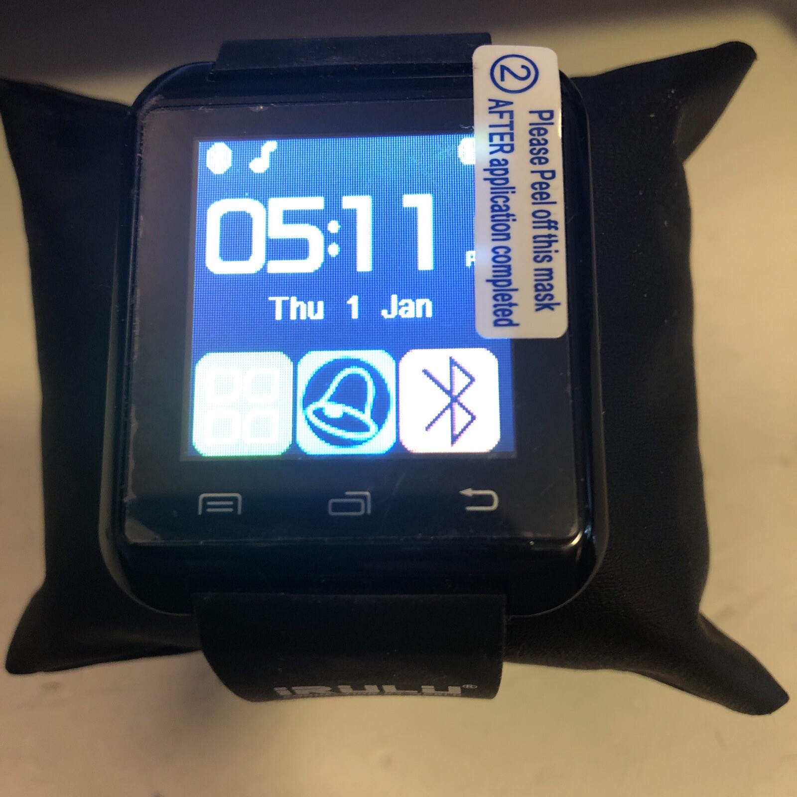 iRulu Connecting My World Smart Watch NEW Black